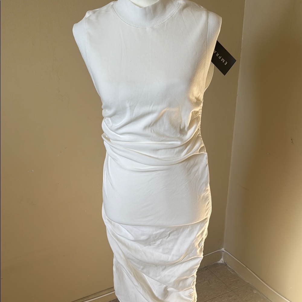 NWT Emprada Bodycon Dress Size L White